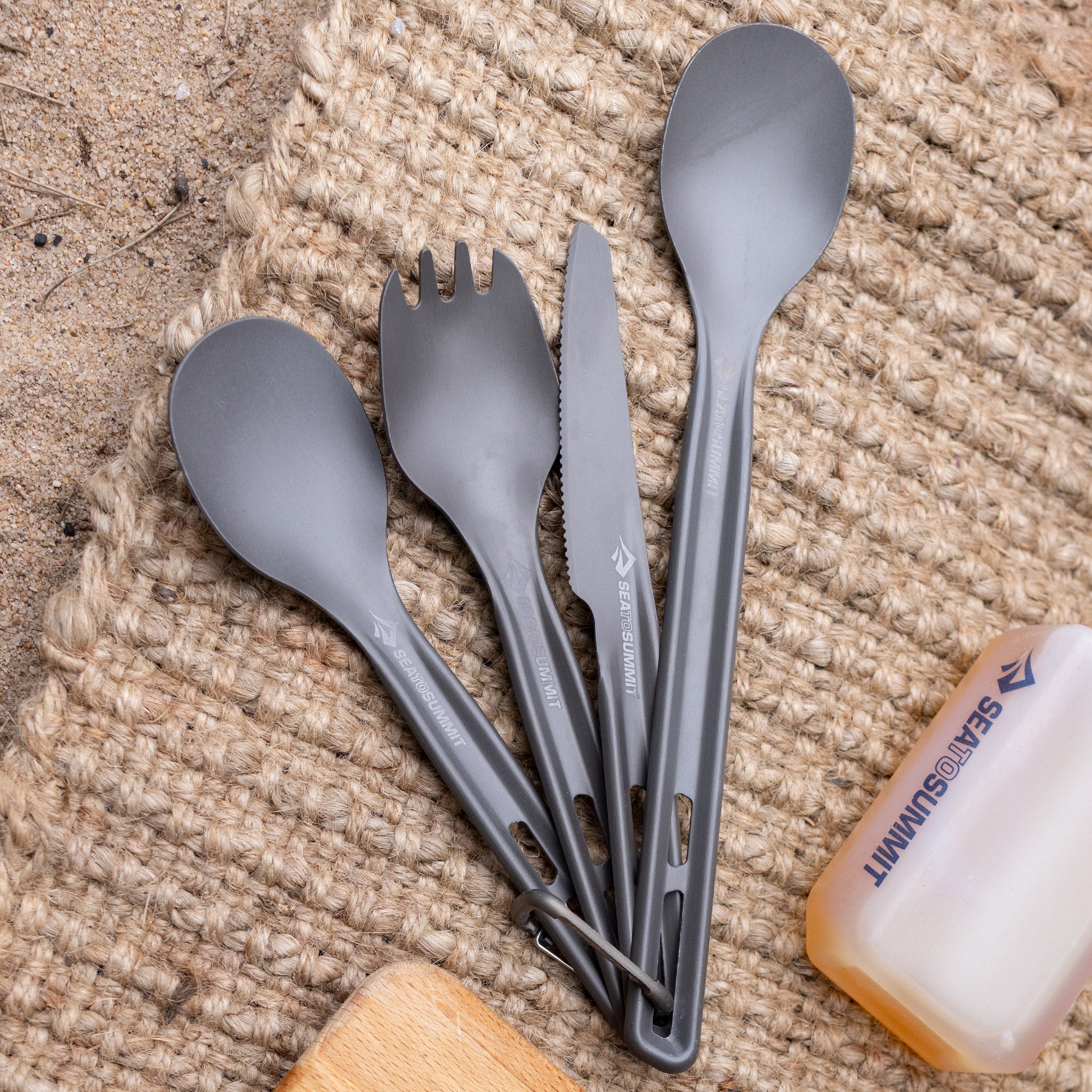 Frontier Ultralight Cutlery Set - Spork & Knife - Image 4