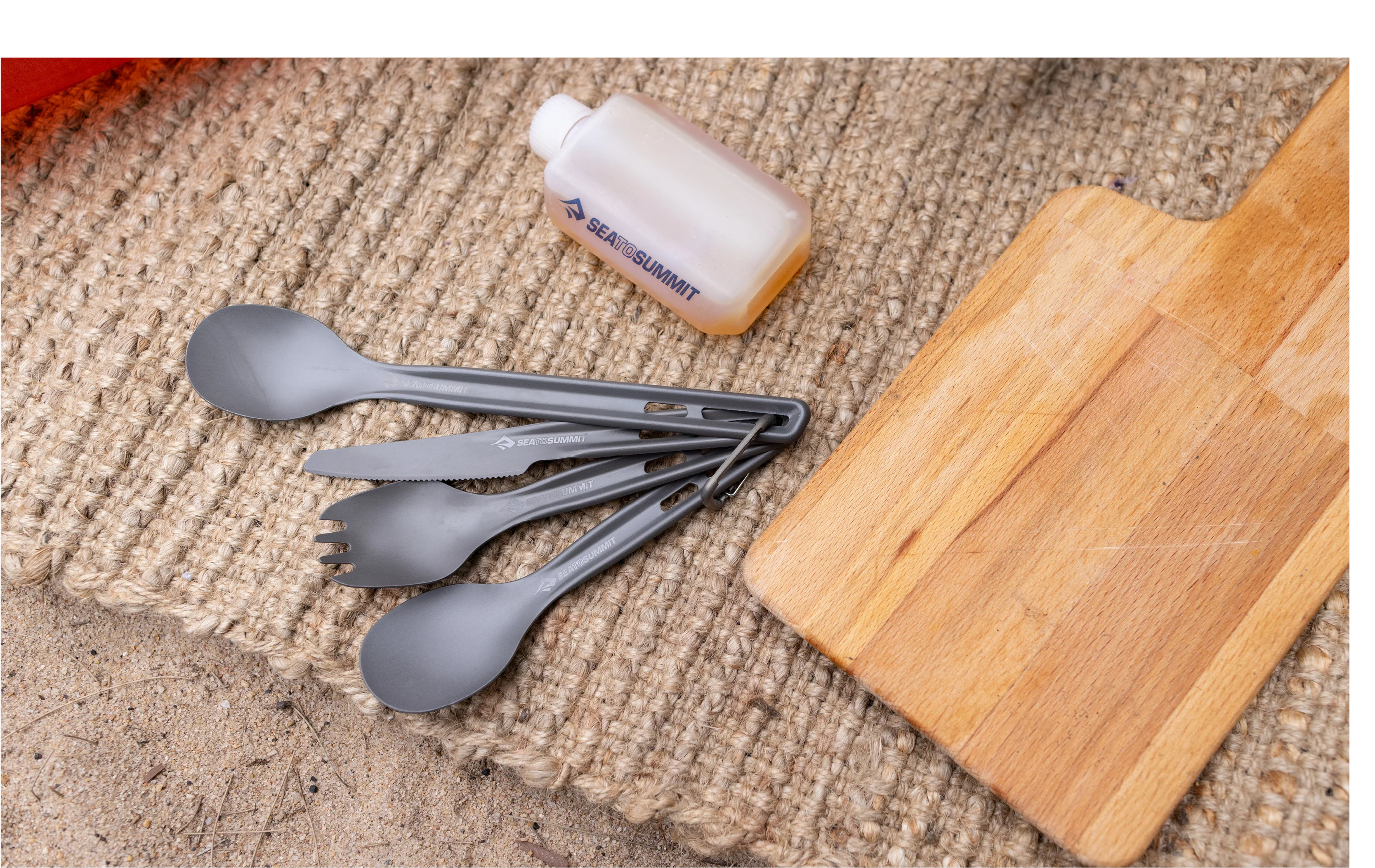 Frontier Ultralight Cutlery Set - Spork & Knife - Image 5